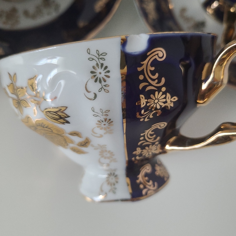 Alpine fine china tea set for 6 - Picture 9 of 10